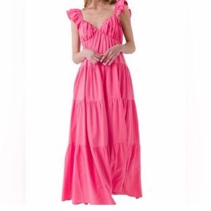 Vici Caprice Tiered Ruffle Maxi